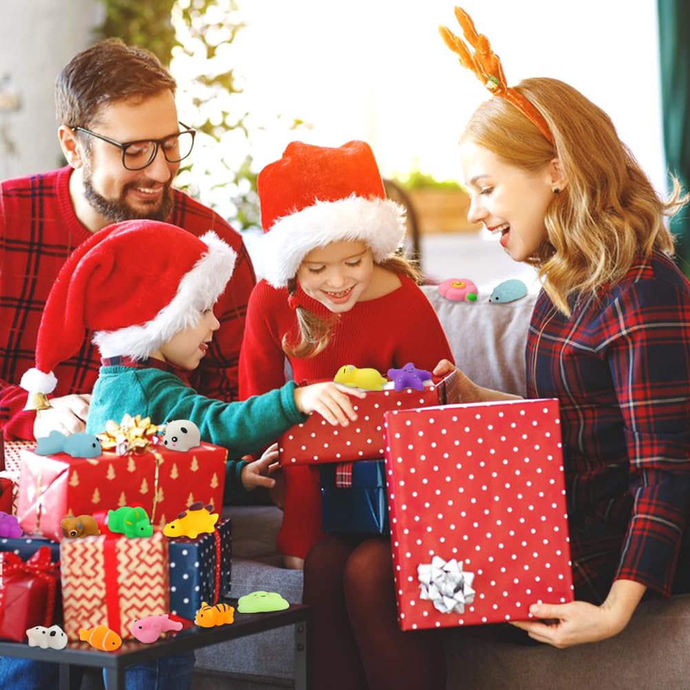 30 Pack Squishy Toys, Kawaii Squishies Party Favors for Kids 4-8 8-12 Treasure Box Toys for Classroom Birthday Xmas Gifts Goodie Bag Mini Animals Mochi Squishy Stress Relief Sensory Toys Random - Image 6